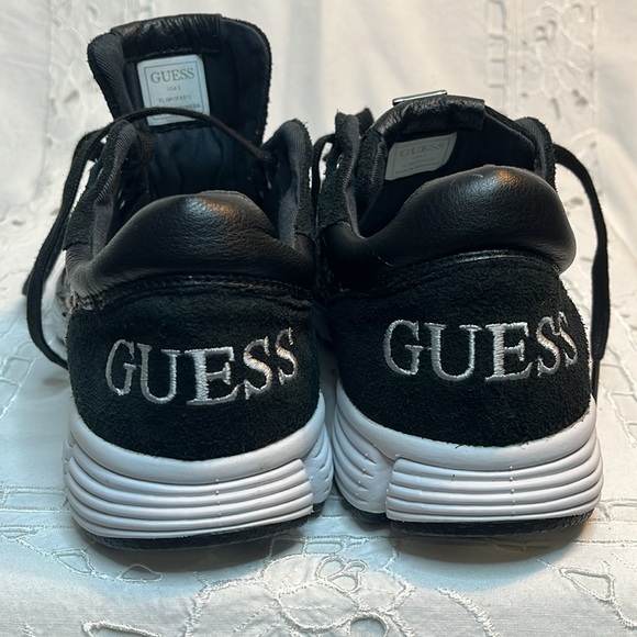 Guess tweed and sequined women’s sneakers. S. 9. Black and multicolored tweed. - Picture 8 of 10